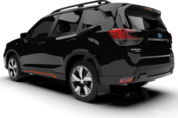 Rally Armor 19-21 Subaru Forester Black UR Mud Flap w/ Grey Logo
