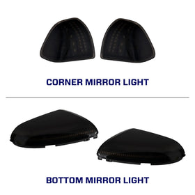 Form Lighting 2009 Ram LED Mirror Lights Bottom (Pair) - 0