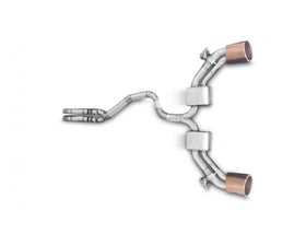 TUBI RS3 8VA MY2019 EXHAUST KIT WITH BRONZED OVAL TIPS