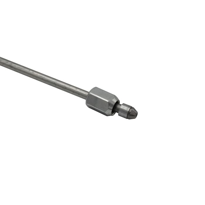 Fleece Performance 20in High Pressure Fuel Line (8mm x 3.5mm Line, M14x1.5 Nuts) - 0