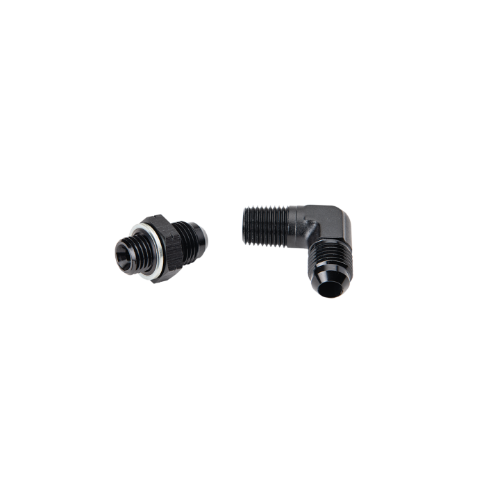 Fleece Performance 03-15 Cummins Turbo Oil Feed Line Kit for S300/S400 Turbos in 2nd Gen Location - 0