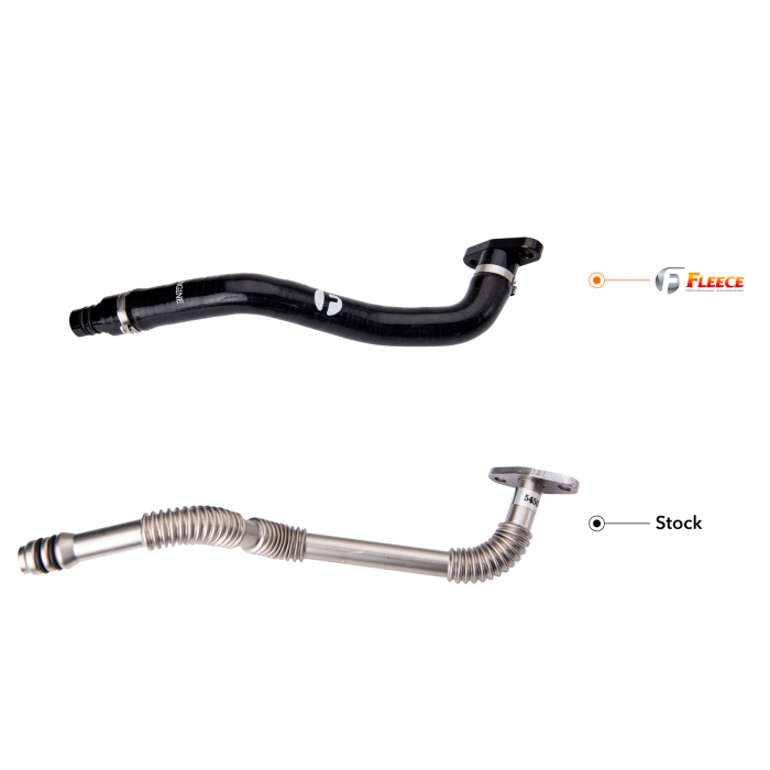 Fleece Performance 19-22 Dodge 2500/3500 6.7L Cummins Turbo Drain Tube Kit - 0