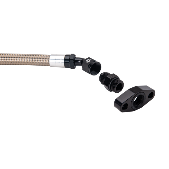 Fleece Performance Universal Cummins Turbo Drain Tube Kit (for 2nd Gen Swaps)