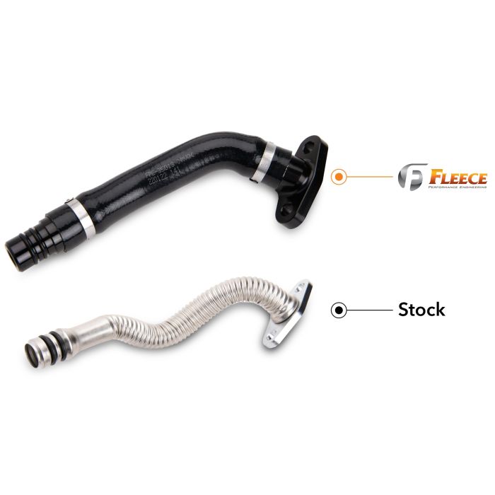 Fleece Performance 07-18 Dodge 2500/3500 6.7L Cummins Turbo Drain Tube Kit - 0