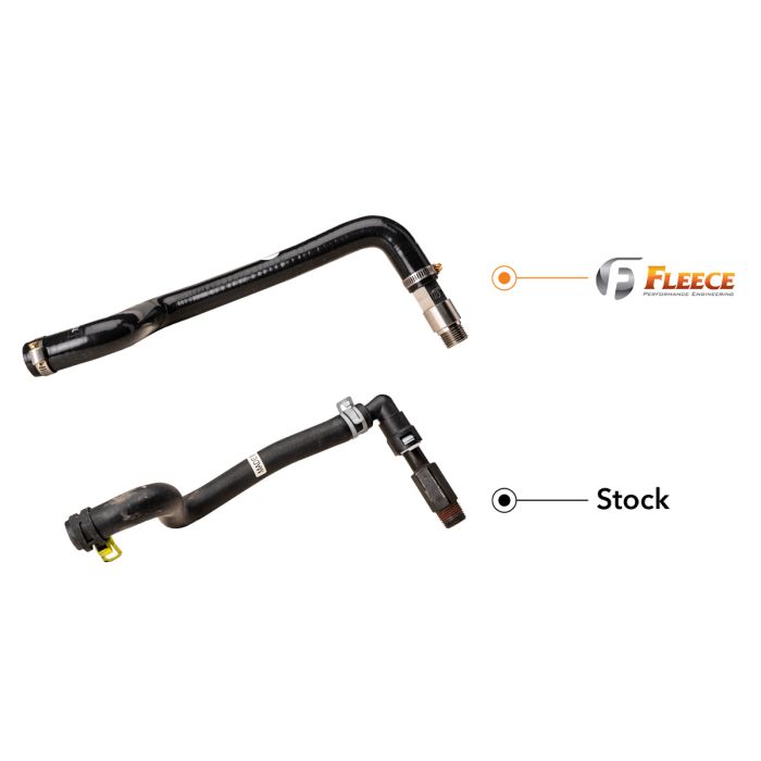 Fleece Performance 03-24 Ram 2500/3500 Cummins Heater Core Replacement Hose & Fitting - 0