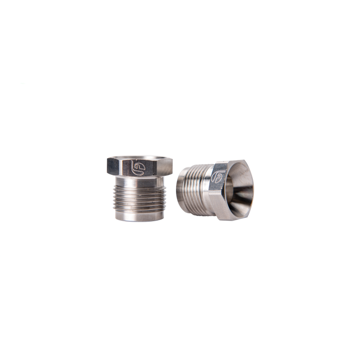 Fleece Performance 03-22 Dodge 2500/3500 5.9L/6.7L Stainless Steel Fuel Supply Tube Nuts