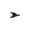 Fleece Performance Universal 3/8in Aluminum Y Barbed Fitting (For -6 Pushlock Hose) - Black Anodized-1
