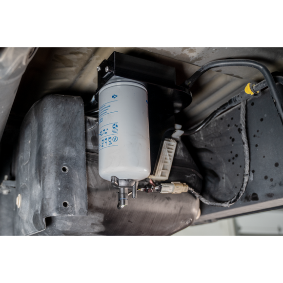 Fleece Performance 17-24 Ford F250-550 Powerstroke Under Bed Fuel Filter Assembly