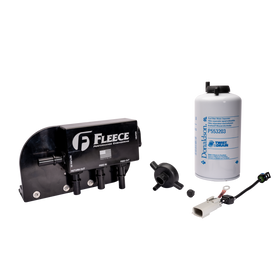 Fleece Performance 17-24 Ford F250-550 Powerstroke Under Bed Fuel Filter Assembly