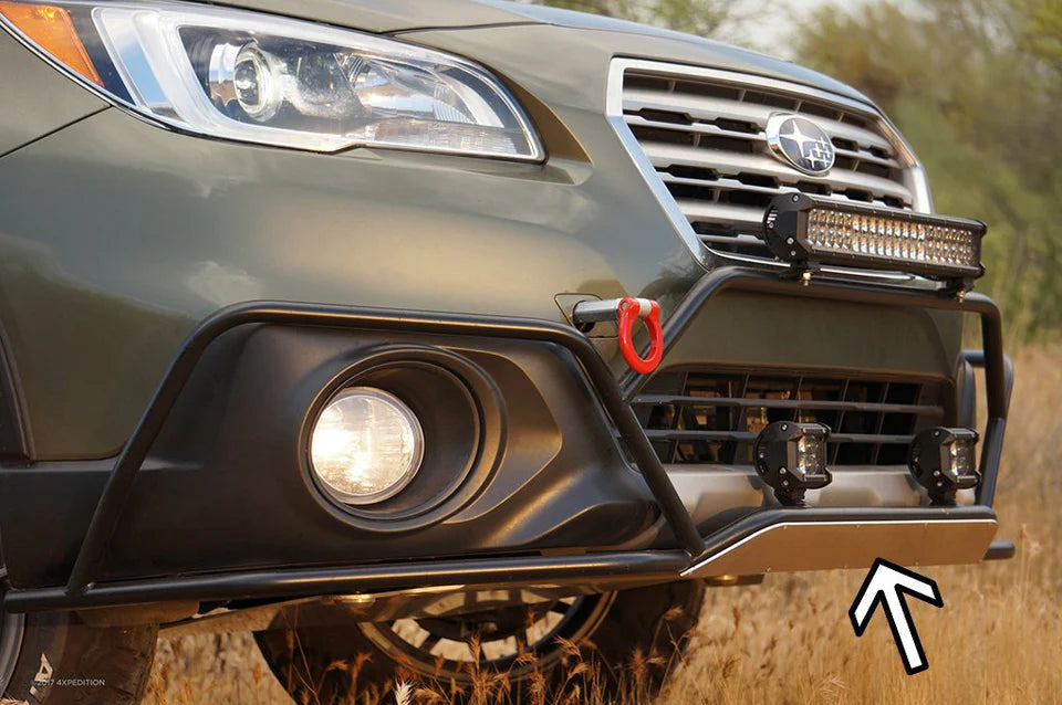 LP Aventure 15-19 Subaru Outback Front Bumper Esthetic Plate - 0