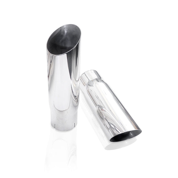 Stainless Works 2015-18 F-150 Exhaust X-Pipe Resonator Muffler Exits In Front Of Passenger Rear Tire