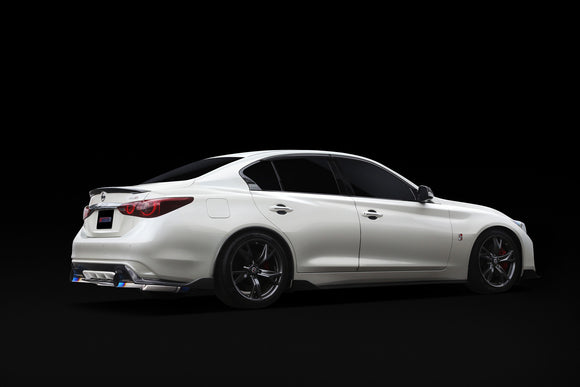 FULL TITANIUM MUFFLER EXPREME Ti Q50 TYPE-D (DUAL)