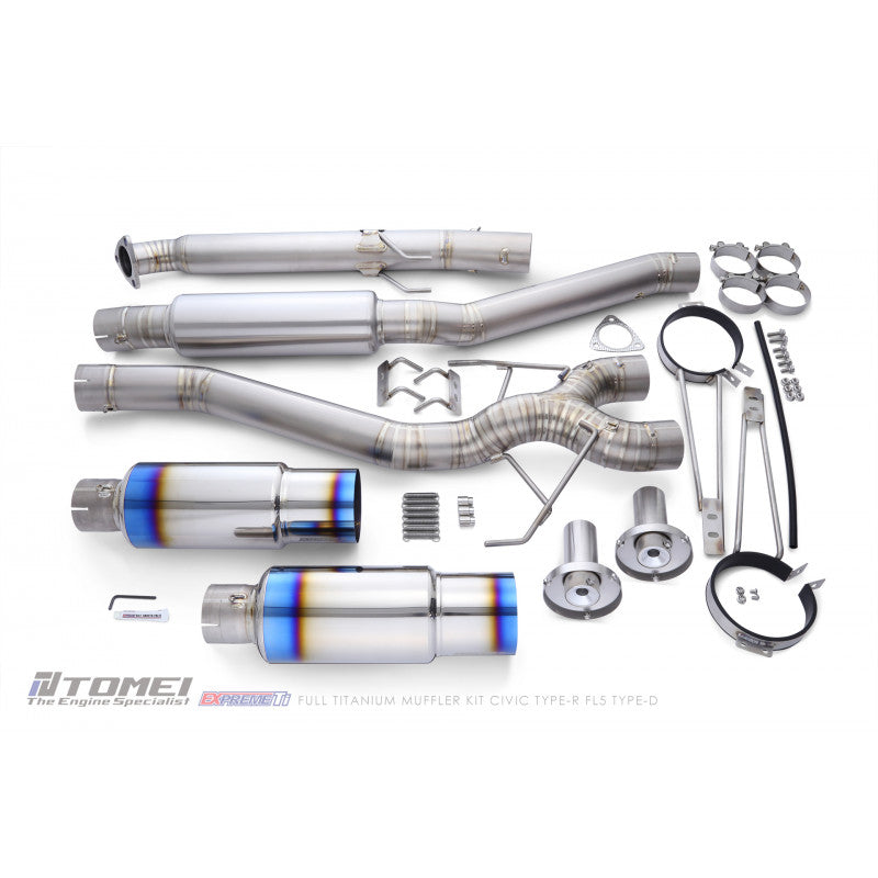 FULL TITANIUM MUFFLER KIT EXPREME TI CIVIC TYPE-R FL5 TYPE-D