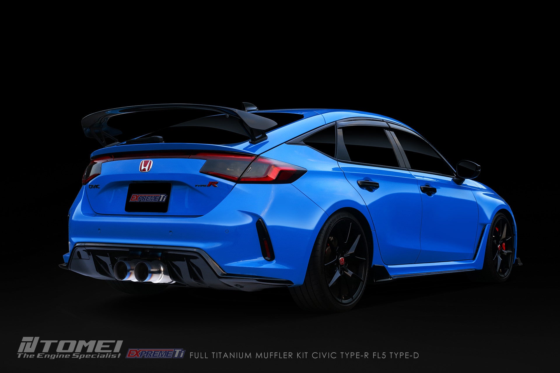 FULL TITANIUM MUFFLER KIT EXPREME TI CIVIC TYPE-R FL5 TYPE-D