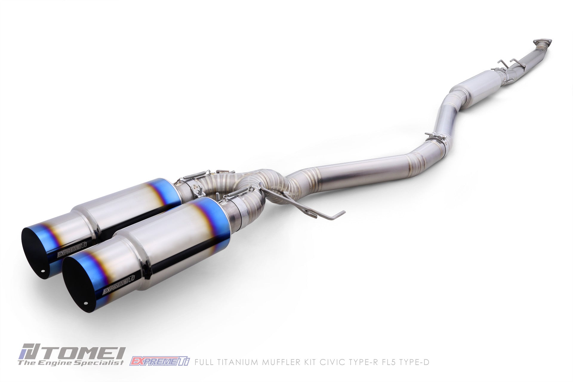 FULL TITANIUM MUFFLER KIT EXPREME TI CIVIC TYPE-R FL5 TYPE-D - 0