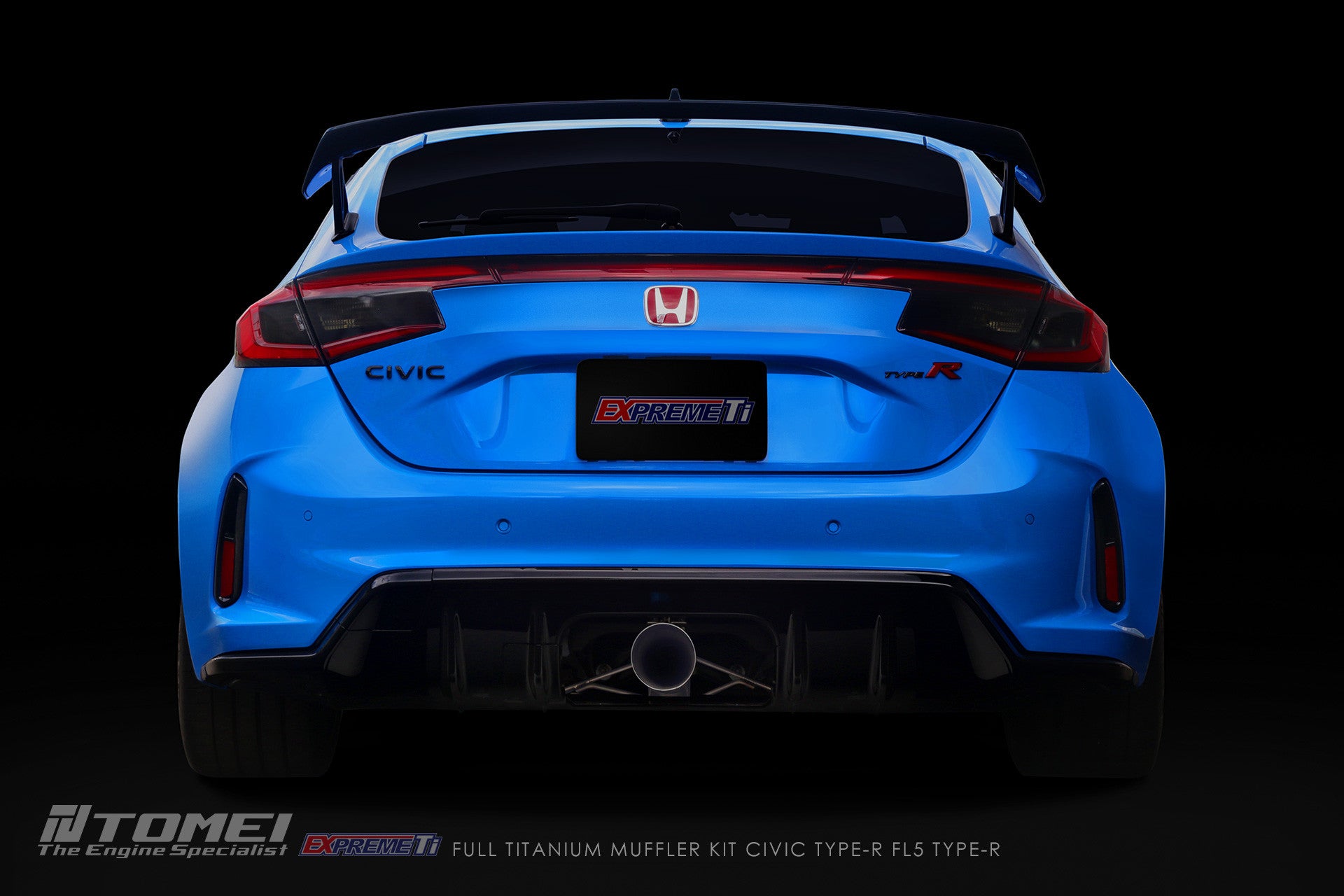 FULL TITANIUM MUFFLER KIT EXPREME TI CIVIC TYPE-R FL5 TYPE-R