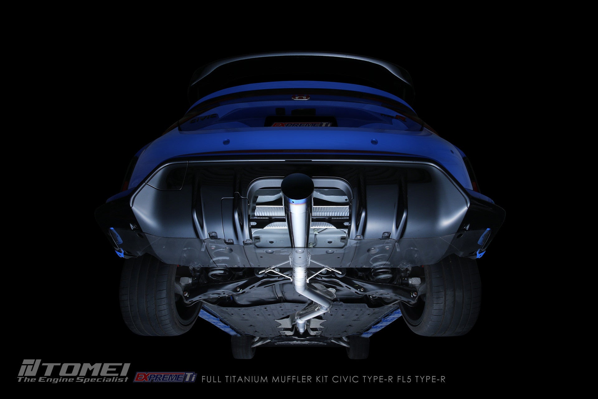 FULL TITANIUM MUFFLER KIT EXPREME TI CIVIC TYPE-R FL5 TYPE-R