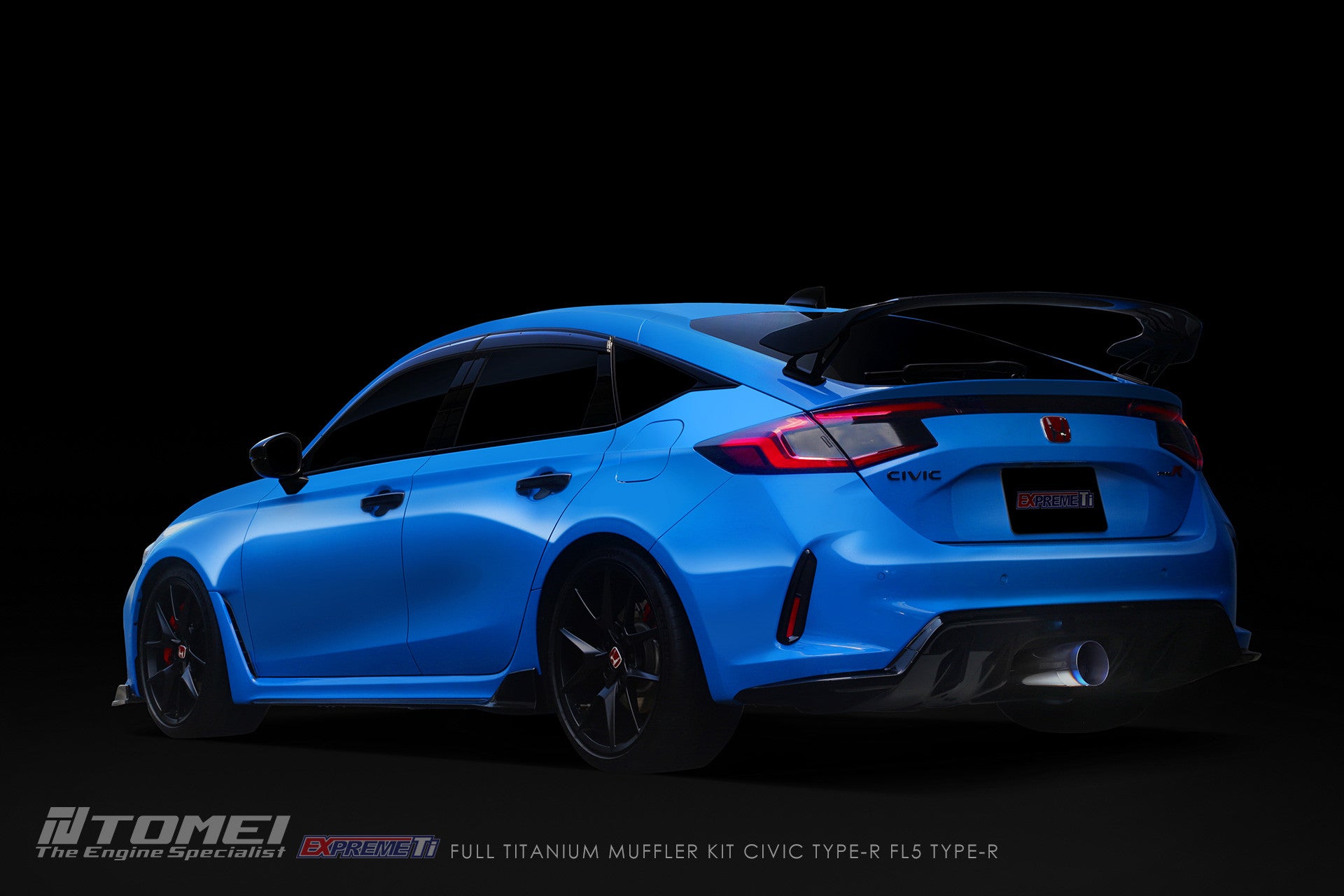 FULL TITANIUM MUFFLER KIT EXPREME TI CIVIC TYPE-R FL5 TYPE-R