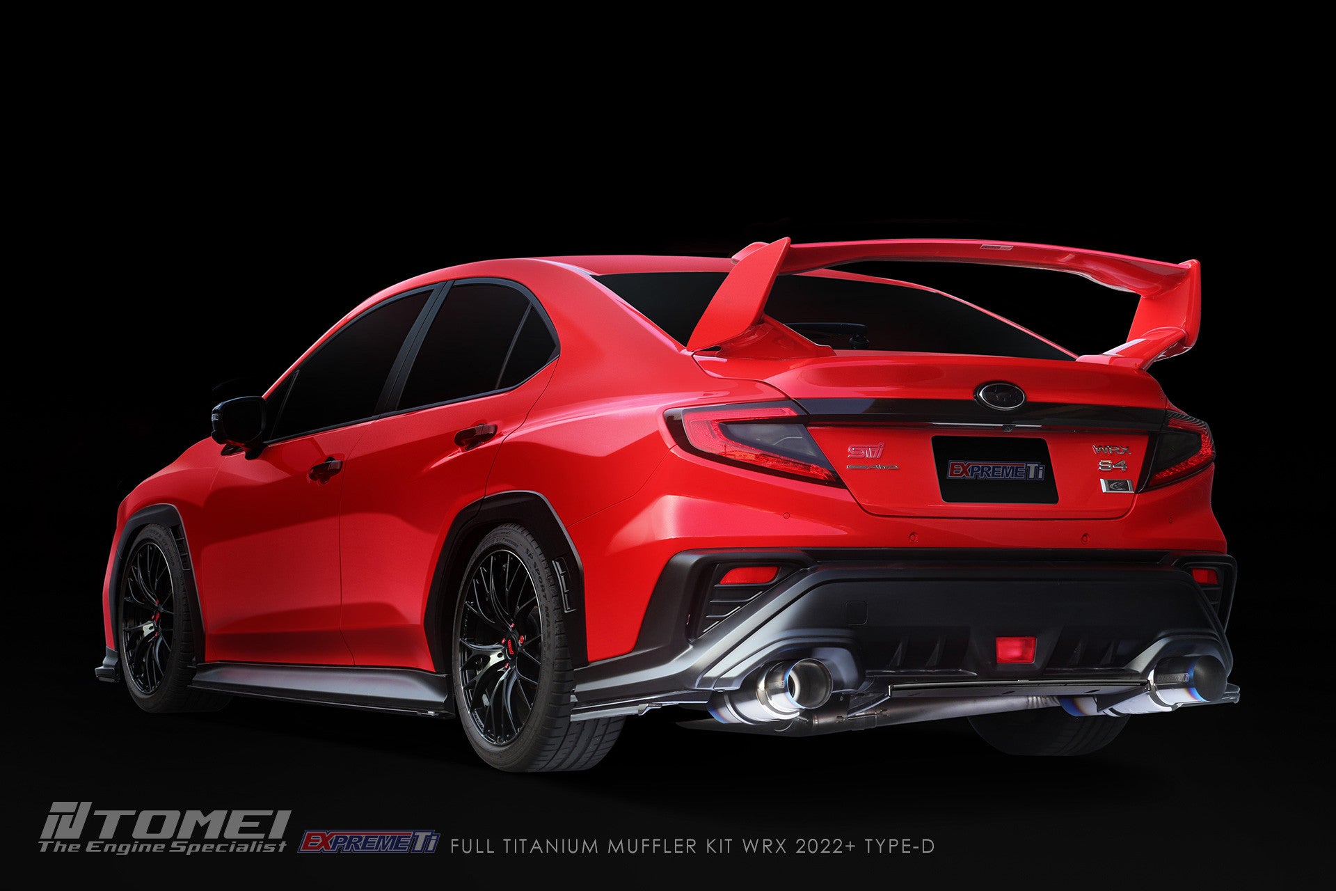 FULL TITANIUM MUFFLER KIT EXPREME TI WRX 2022+ TYPE-D