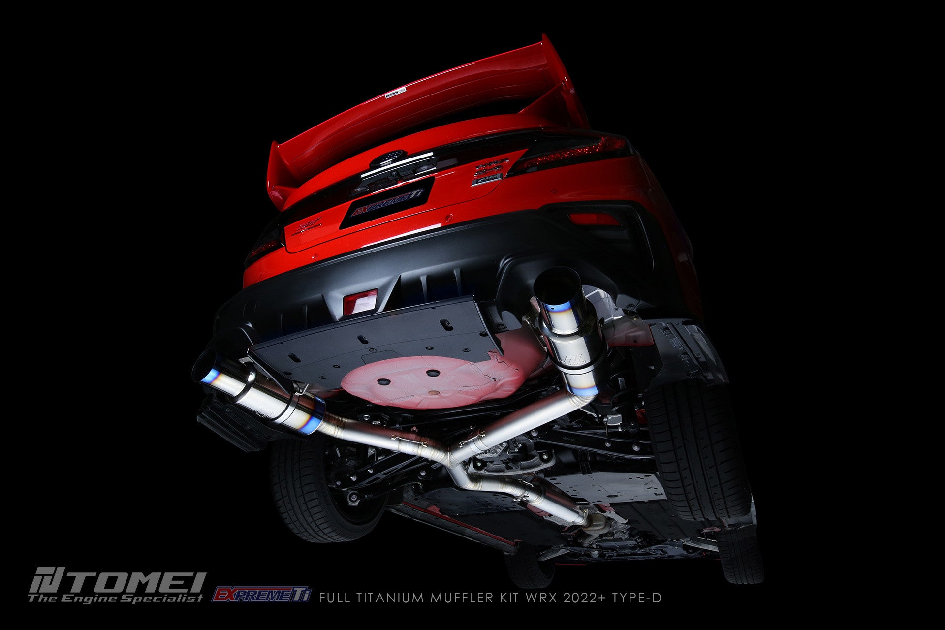 FULL TITANIUM MUFFLER KIT EXPREME TI WRX 2022+ TYPE-D