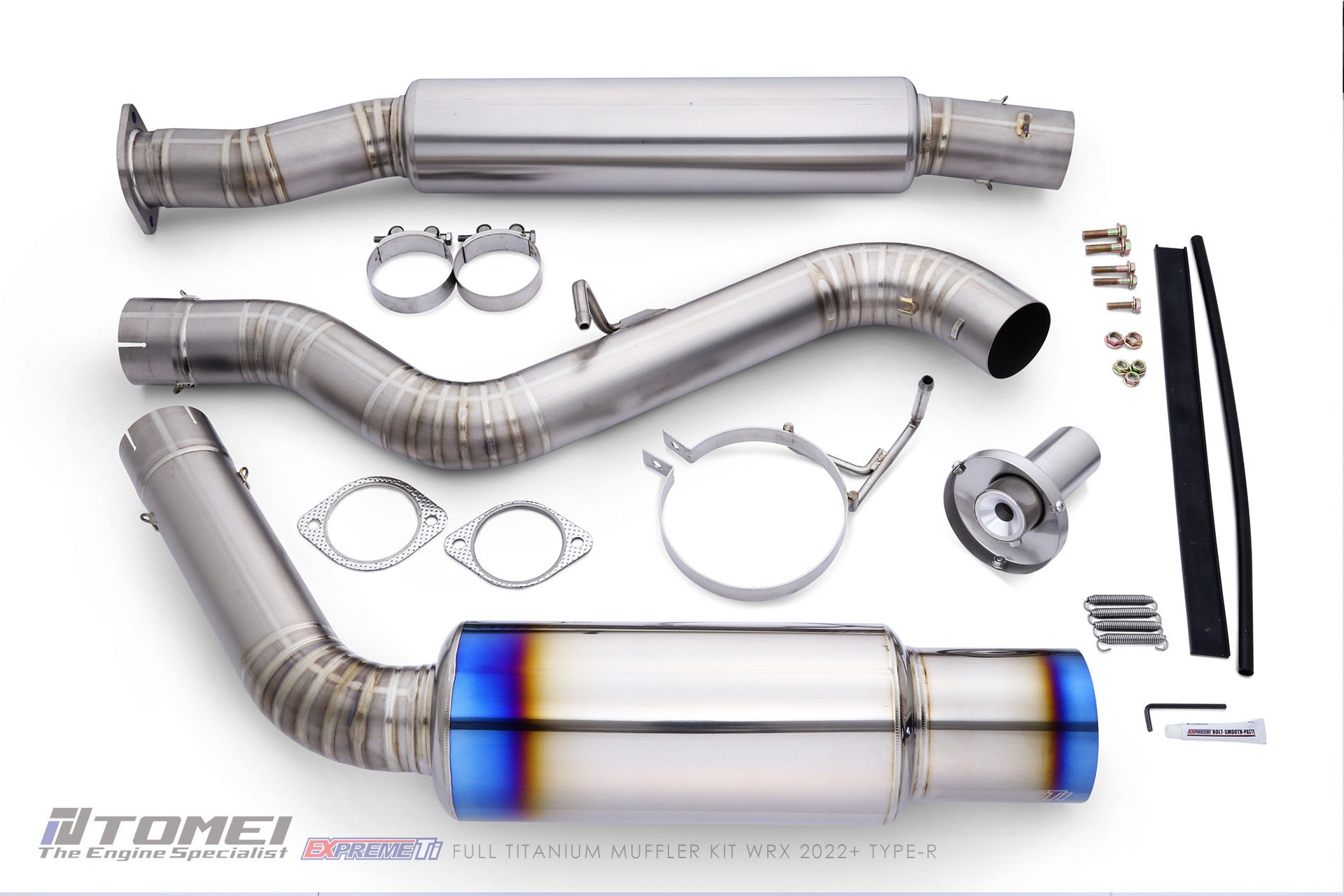 FULL TITANIUM MUFFLER KIT EXPREME TI WRX 2022+ TYPE-R