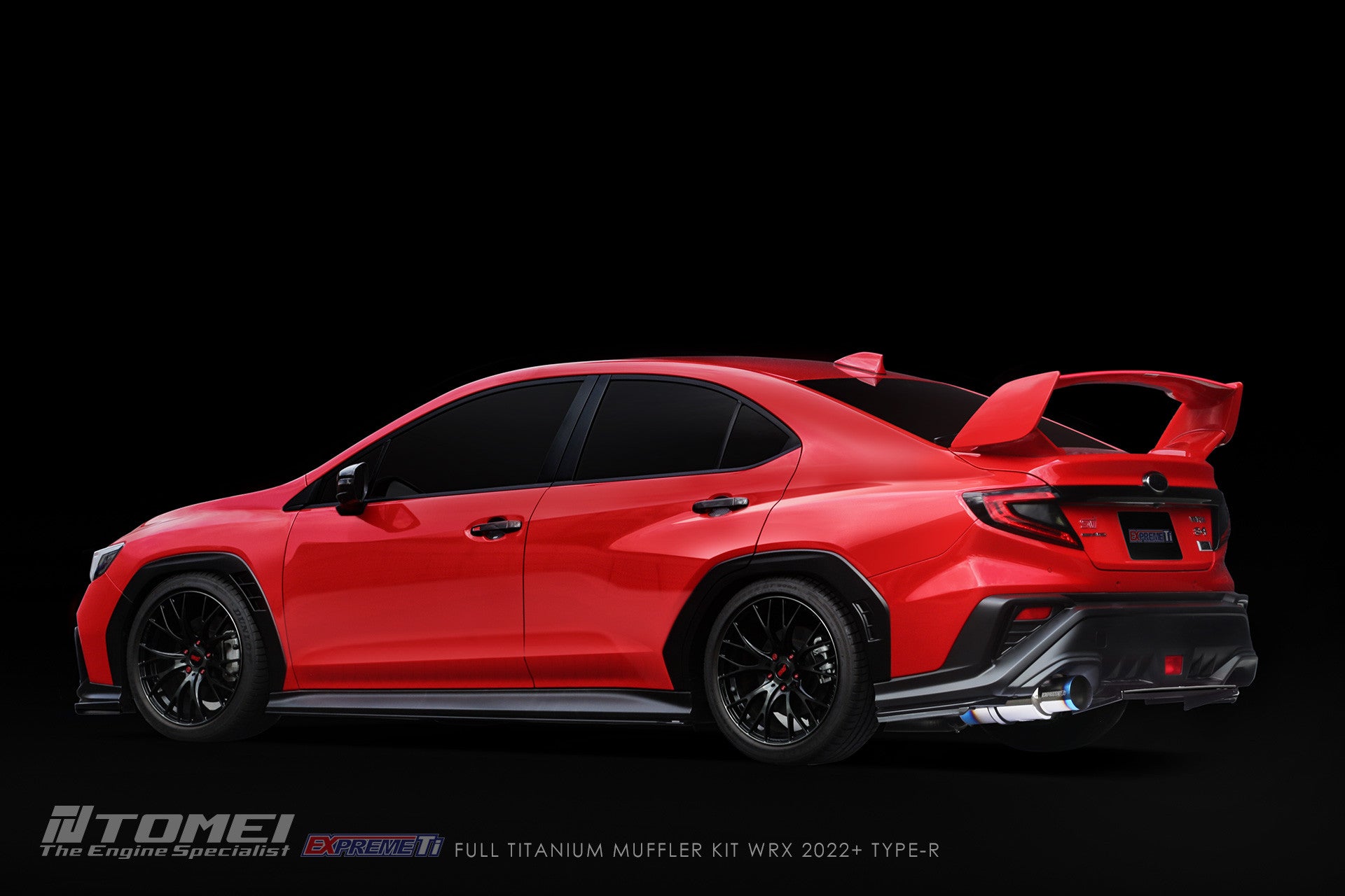 FULL TITANIUM MUFFLER KIT EXPREME TI WRX 2022+ TYPE-R