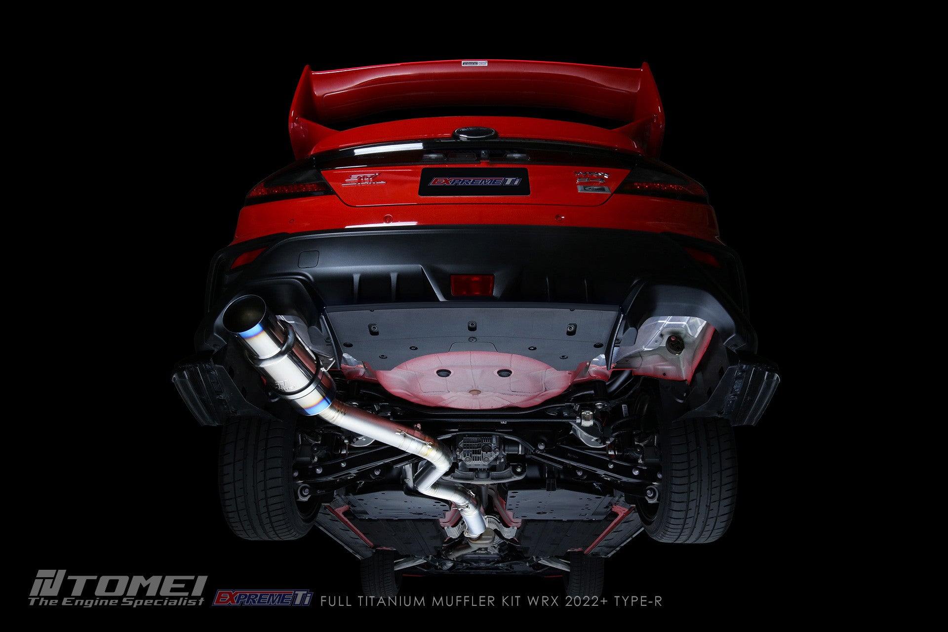 FULL TITANIUM MUFFLER KIT EXPREME TI WRX 2022+ TYPE-R