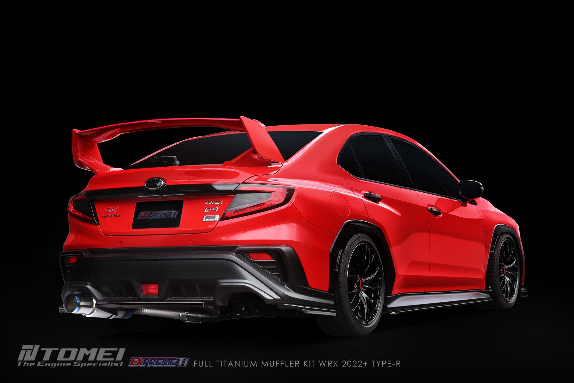 FULL TITANIUM MUFFLER KIT EXPREME TI WRX 2022+ TYPE-R