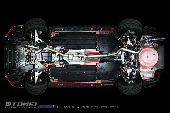 TOMEI FULL TITANIUM MUFFLER KIT EXPREME Ti WRX 2022+ TYPE-R