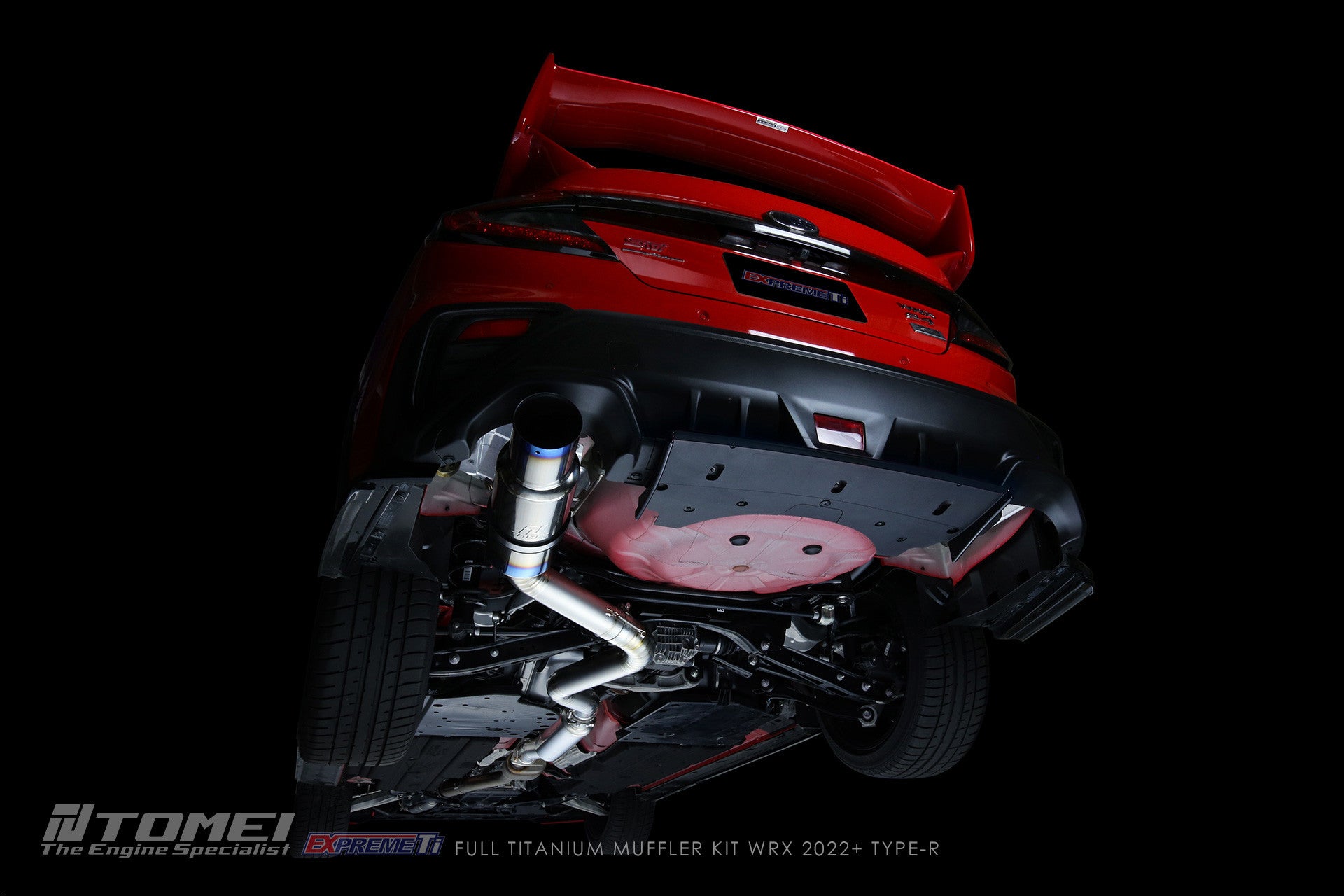 FULL TITANIUM MUFFLER KIT EXPREME TI WRX 2022+ TYPE-R