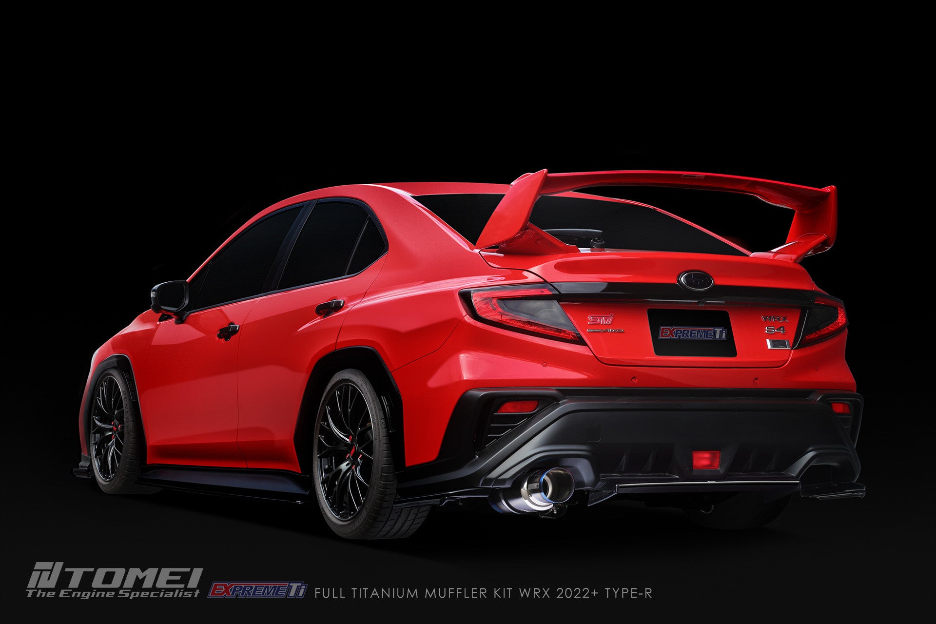 FULL TITANIUM MUFFLER KIT EXPREME TI WRX 2022+ TYPE-R