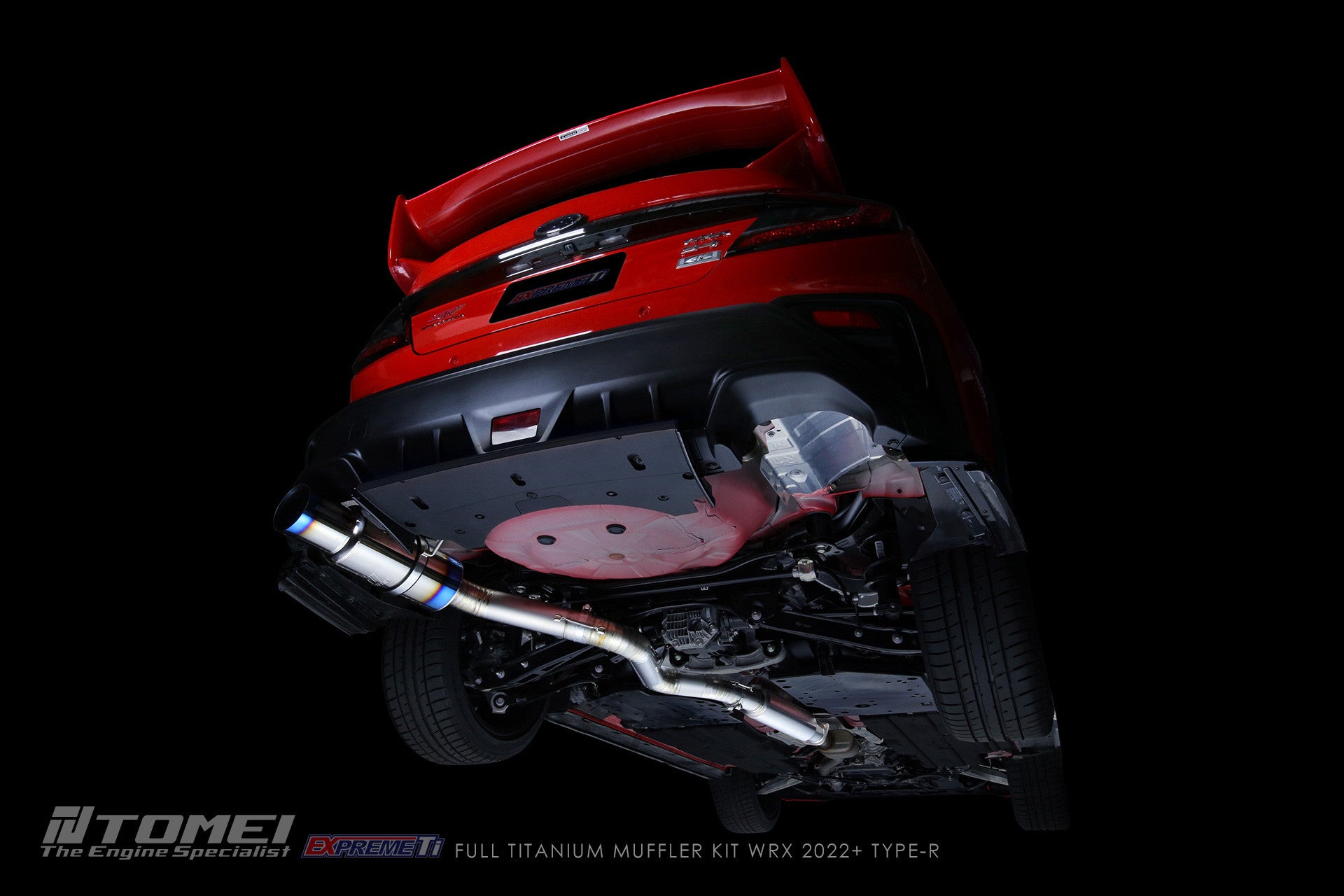 FULL TITANIUM MUFFLER KIT EXPREME TI WRX 2022+ TYPE-R