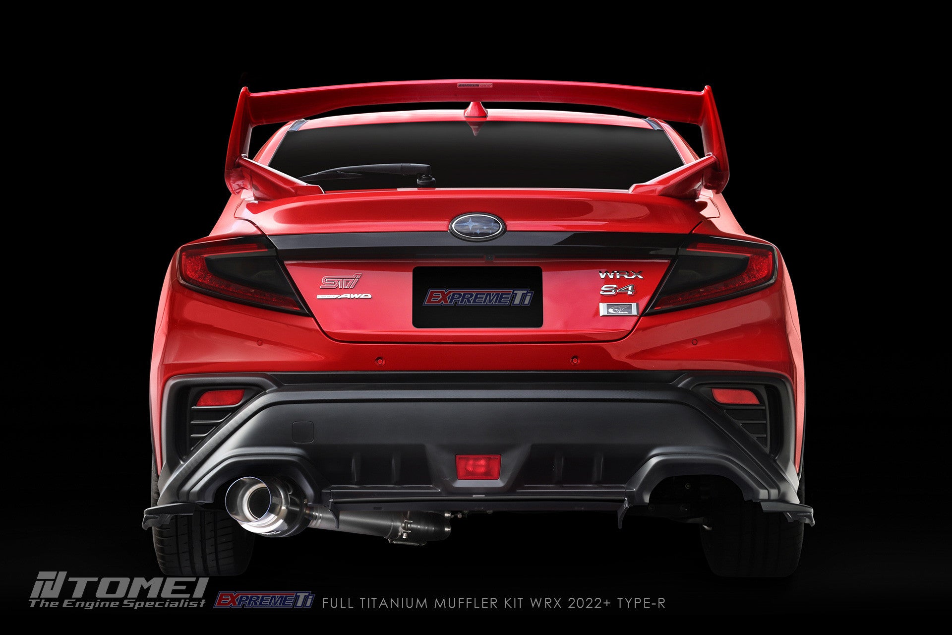 FULL TITANIUM MUFFLER KIT EXPREME TI WRX 2022+ TYPE-R