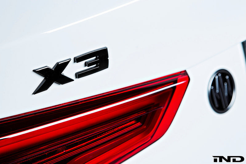 BMW G01 X3 Trunk Emblem - Gloss Black