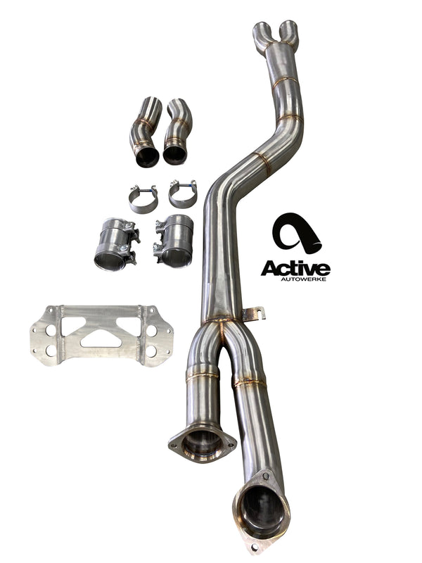 Active Autowerke G87 M2 Signature single mid-pipe with G-brace - 0