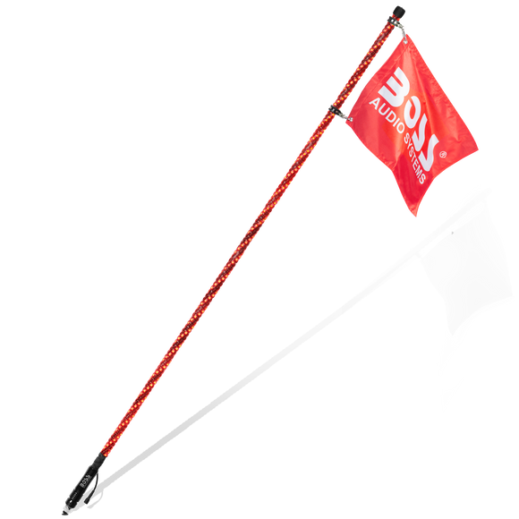 Boss Audio Systems ATV Whip Antenna/ 72 inch/ Multicolor/ IP67 Weatherproof