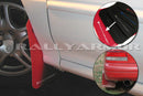 Rally Armor 93-01 Subaru Impreza RS Red UR Mud Flap w/ White Logo-2