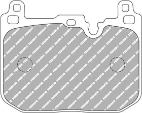 Ferodo DS2500 Brake Pads for Mini Cooper Hardtop, Clubman, Countryman John Cooper Works 2015-2021