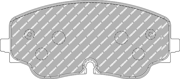 Ferodo DS2500 Brake Pads for Performance Vehicles - Low Dust, Hybrid Design FCP5358H
