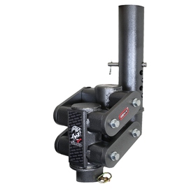 Gen-Y Pegasus Torsion-Flex Low Profile 11in Offset 4in RD Tube Gooseneck 2-5/16in Coupler Std Height