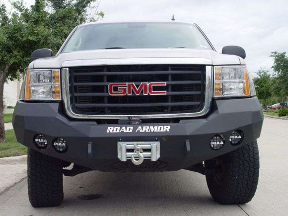 Road Armor 08-10 GMC 2500 Stealth Front Winch Bumper - Tex Blk