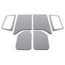 DEI 11-18 Jeep Wrangler JK 2-Door Boom Mat Complete Headliner Kit - 6 Piece - Gray-1