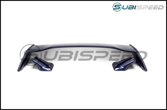 OLM S Style Paint Matched Spoiler - 2015 WRX 2015 STI-Lapis Blue Pearl (K3X)