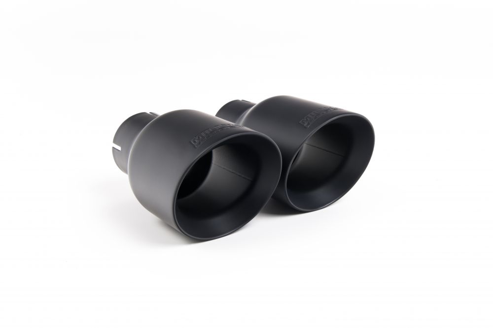 MILLTEK CAT-BACK AUDI S5 2011 2020 NON-RESONATED (LOUDER). QUAD BLACK VELVET TIP - 0