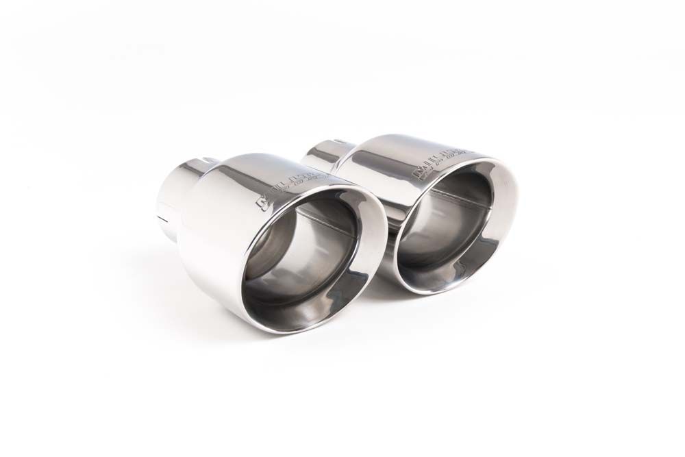 MILLTEK CAT-BACK AUDI S4 2012 2016 RACE VERSION. QUAD OUTLET POLISHED TIPS - 0