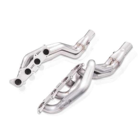 Stainless Power 15-17 Mustang GT Headers 1-7/8in Primaries High-Flow Cats