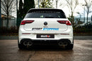 Milltek Sport Cat Back To Golf R Style System Maxton Diffuser - VW / Mk8 / GTI | SSXVW691-2
