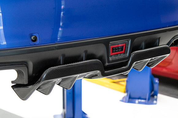 OLM A1 Style Carbon Fiber Rear Diffuser - 2015 WRX STI