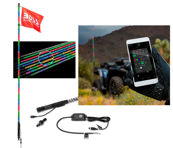 Boss Audio Systems 72in IP67 ATV LED Whip