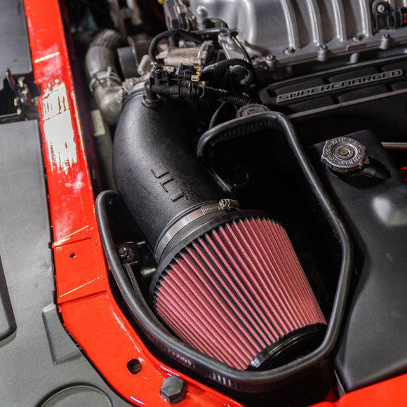 JLT 15-20 Dodge Charger 6.2L / 15-18 Dodge Challenger Hellcat 6.2L Cold Air Intake Kit w/Red Filter